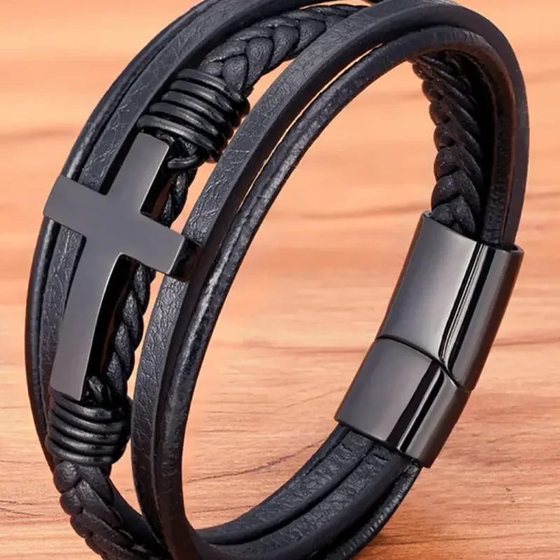 Manillas Caballero Cuerina