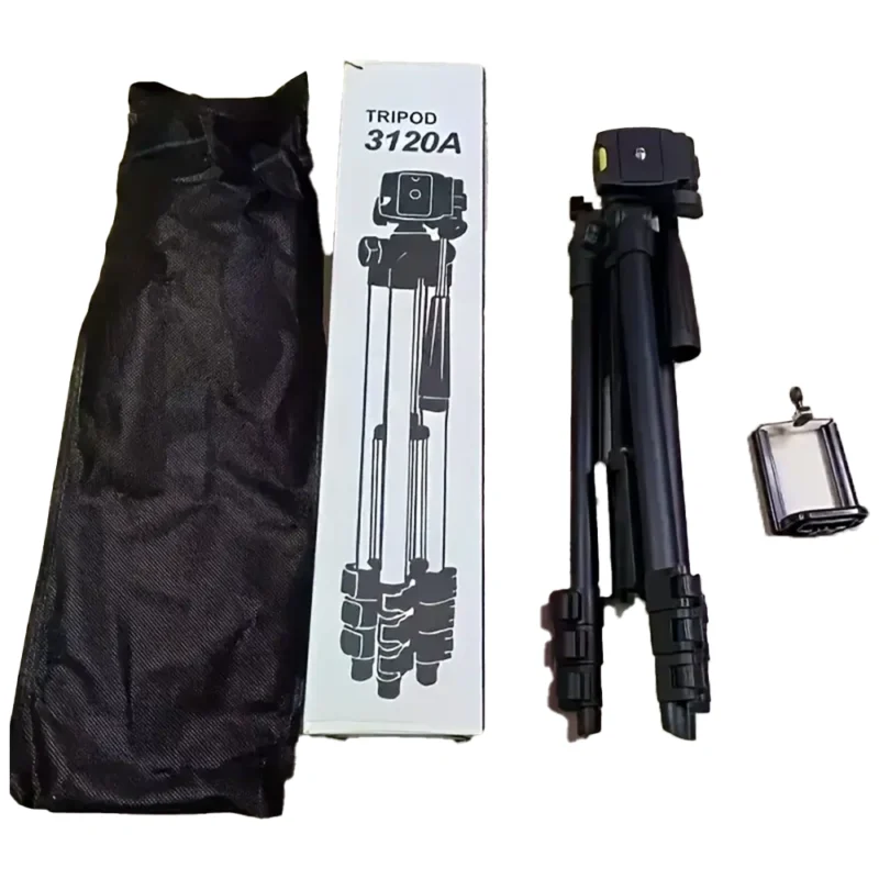 Trípode de Camara Funcional Plegable Negro